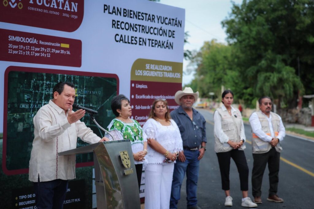 Transforman la vida de las familias de Tepakán con calles dignas ...